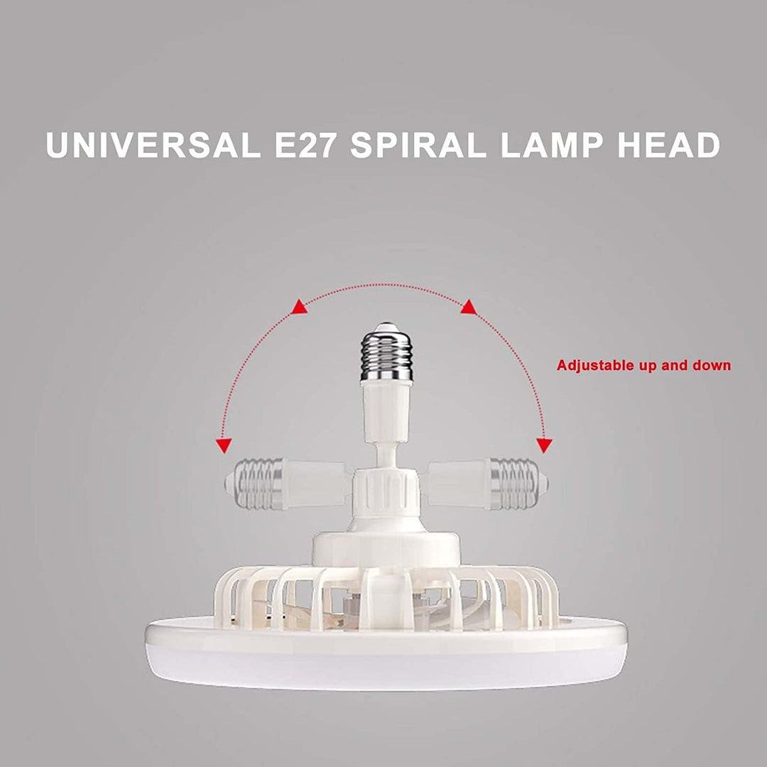 Ventilador de Teto 2 em 1 com Luz LED