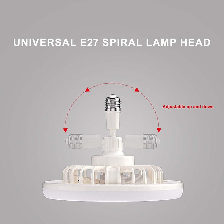 Ventilador de Teto 2 em 1 com Luz LED