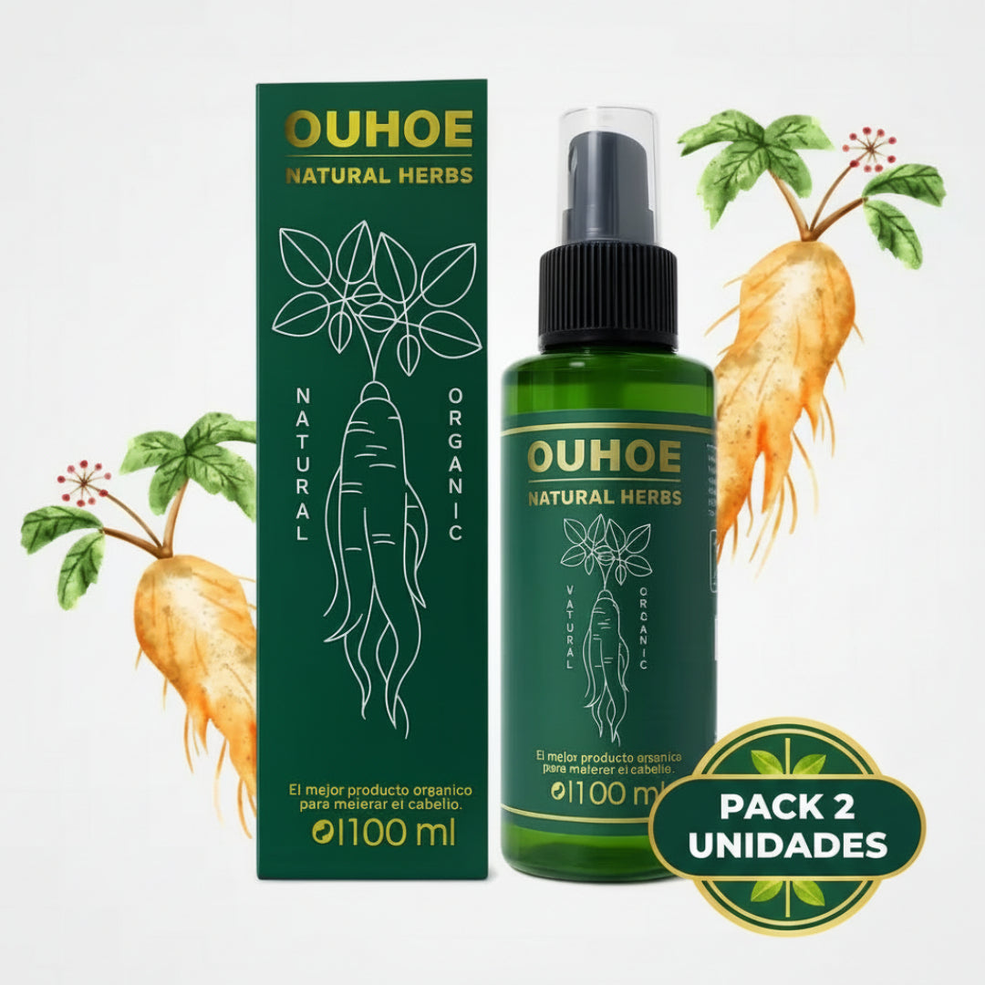 Spray para crecimiento del cabello de ginseng