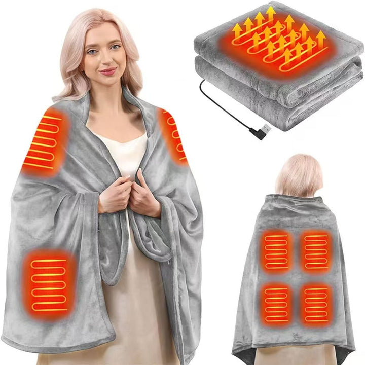 Manta eléctrica térmica con 3 niveles de temperatura