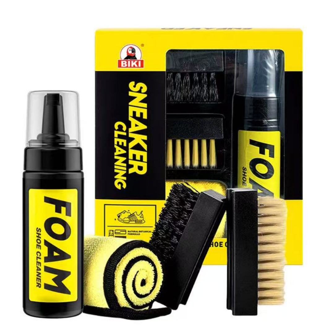 Juego de limpiador de zapatillas de espuma sin agua