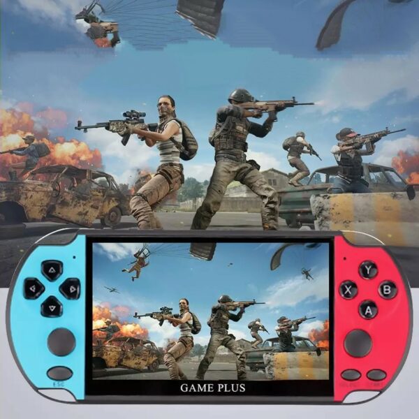Consola portátil X7 Plus 8GB + 500 jogos