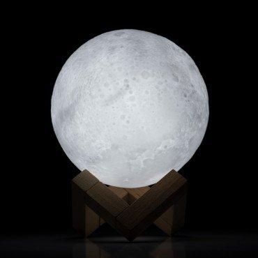 Candeeiro Lua 3D