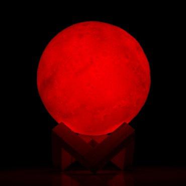 Candeeiro Lua 3D