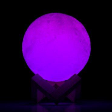 Candeeiro Lua 3D