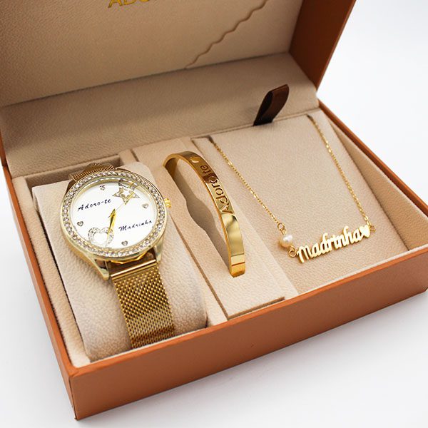 Conjunto Madrinha Brilhantes