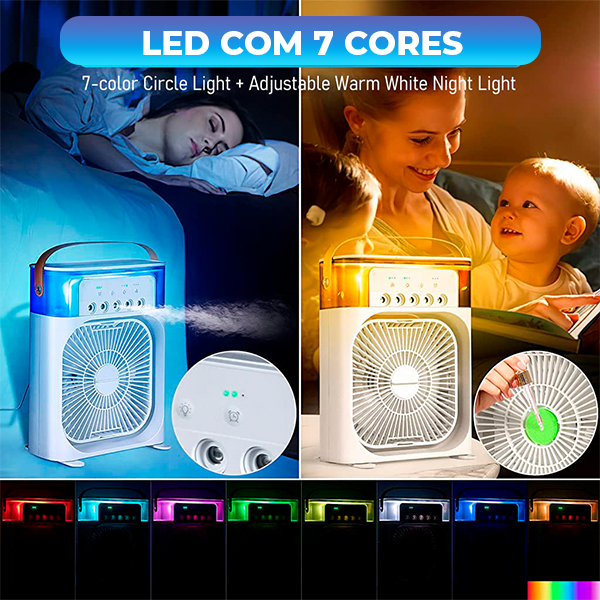 Ar Condicionado e Humidificador Portátil