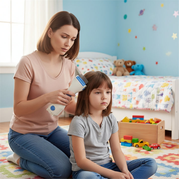 Pente Aspirador Elétrico Anti Piolhos