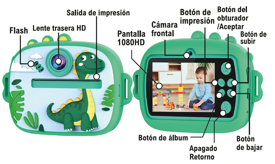Câmara Infantil com Impressora Térmica