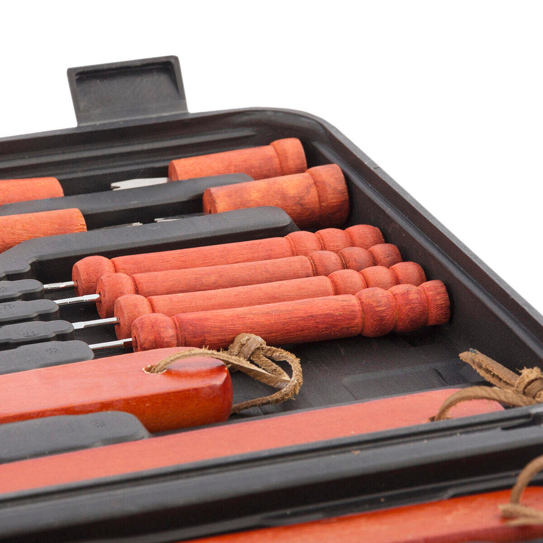 Estojo para Churrasco InnovaGoods Barbecase 18 Peças