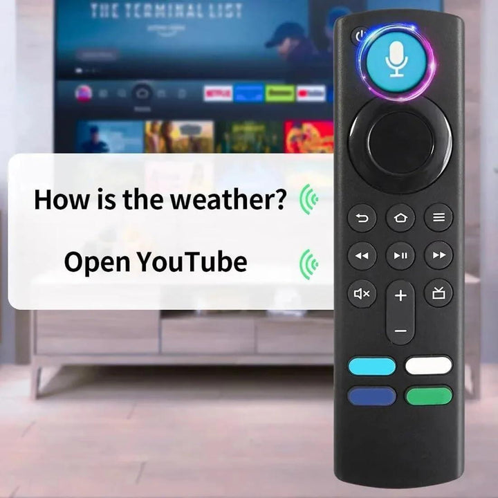 Comando à Distância com Controlo por Voz – Compatível com Amazon Fire TV Stick