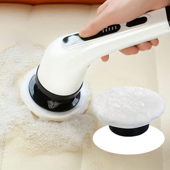 Escova Elétrica de Limpeza Giratória Sem Fios com 9 Cabeças – Casa, Casa de Banho e Automóvel