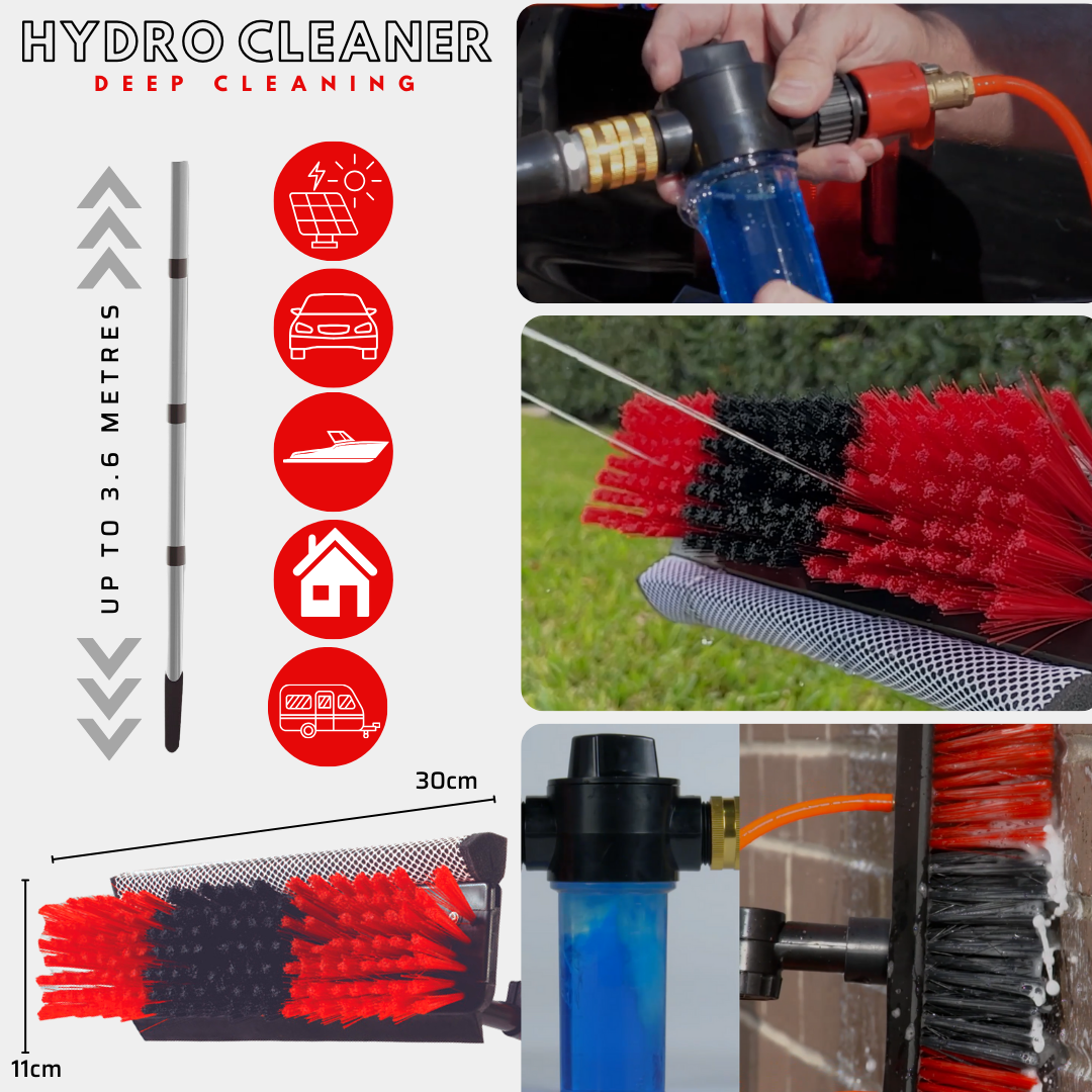 Escova Telescópica Hidráulica 3,6 m – Hydro Cleaner
