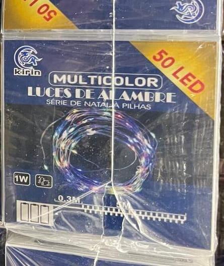 Grinalda de Luzes LED Multicolor – 50 LEDs