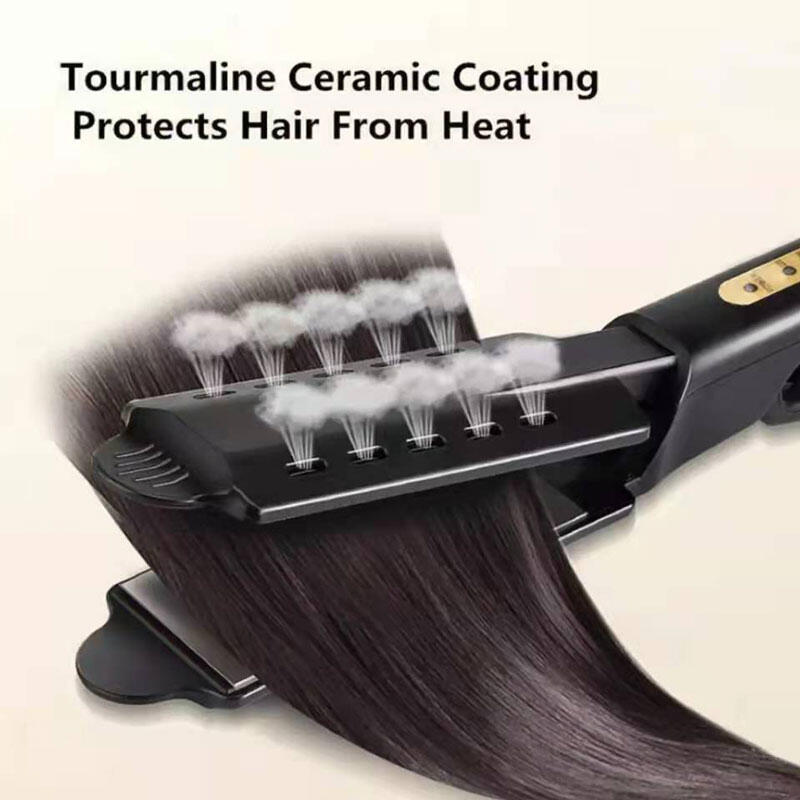 Placa de Alisamento de Cabelo com Vapor