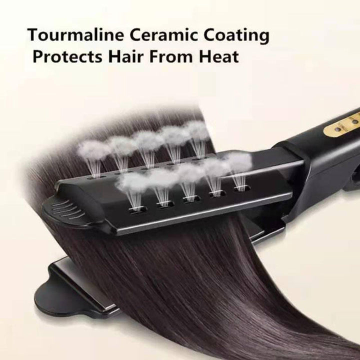 Placa de Alisamento de Cabelo com Vapor