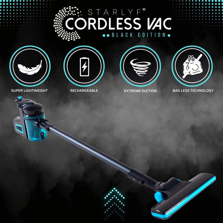 Aspirador Sem Fios Cordless Vac Deluxe – Leve, Potente e Versátil para Todas as Superfícies