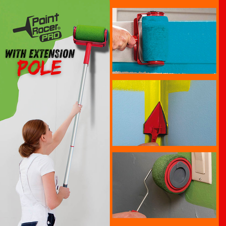 Rolo de Pintura Recarrregável com Cabo Extensível
