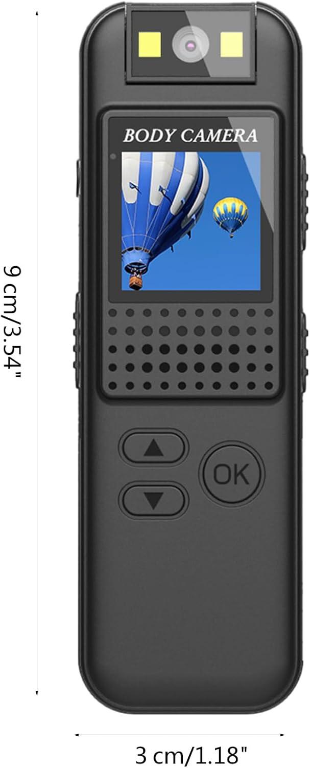 Body Camera HD – Câmara Corporal Portátil em Alta Definição para Segurança e Gravação