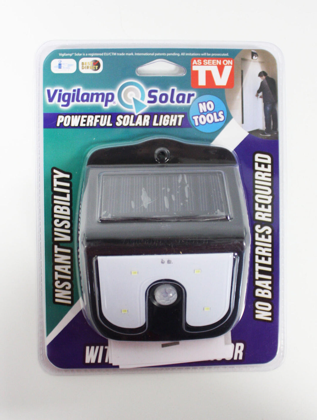 Lâmpada Solar com Sensor de Movimento – Vigilamp Solar