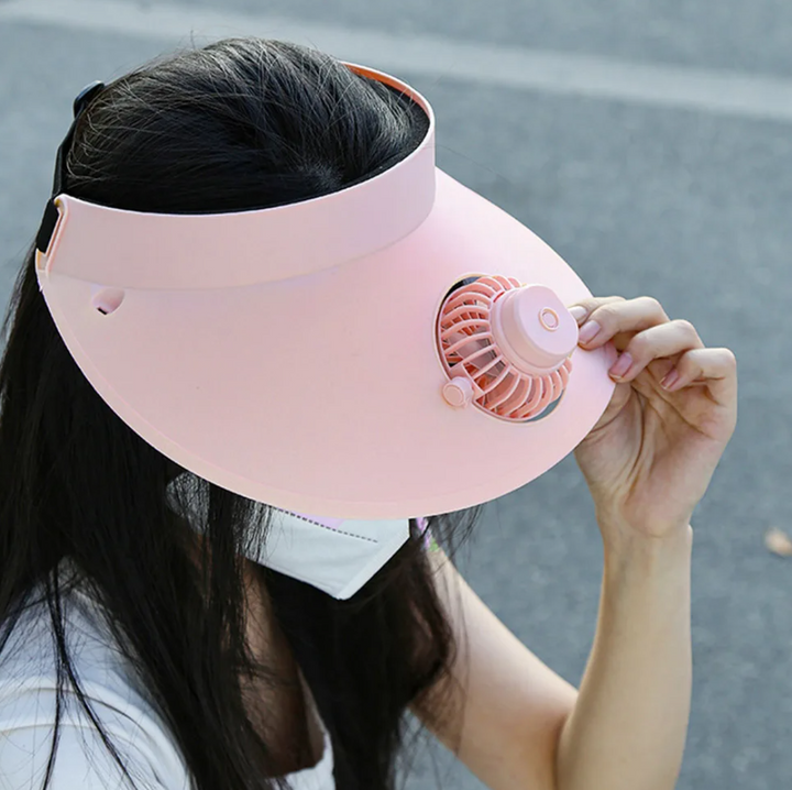 Gorro com Ventoinha 360° – Refresca-te com Estilo