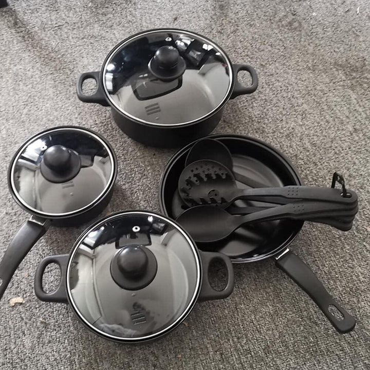 Conjunto Completo de Utensílios de Cozinha em Silicone Antiaderente