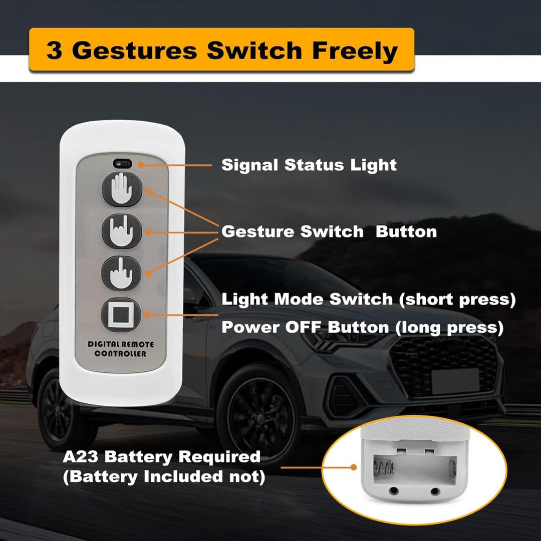 Luz LED de Gestos de Mão para Automóvel