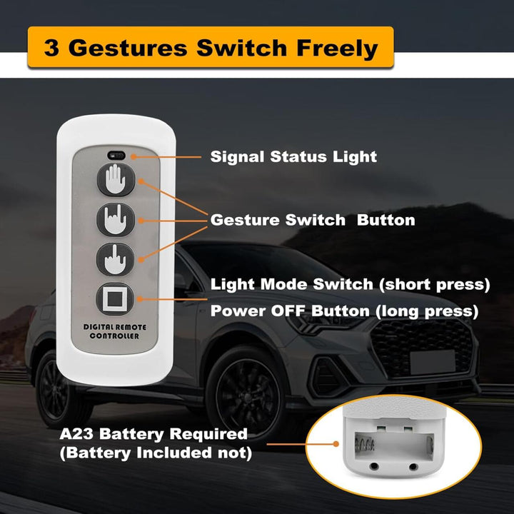 Luz LED de Gestos de Mão para Automóvel