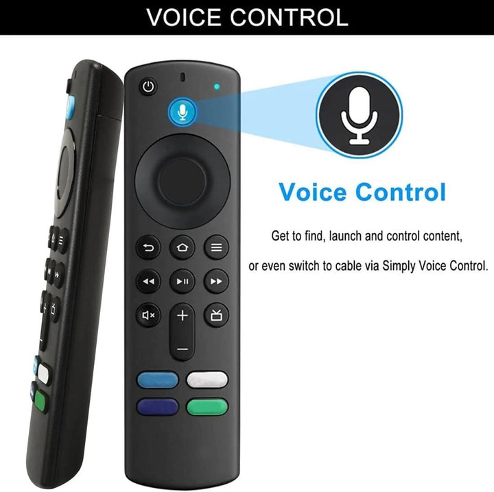 Comando à Distância com Controlo por Voz – Compatível com Amazon Fire TV Stick