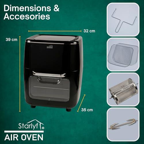 Air Oven 12L – Forno/Air Fryer 3 em 1