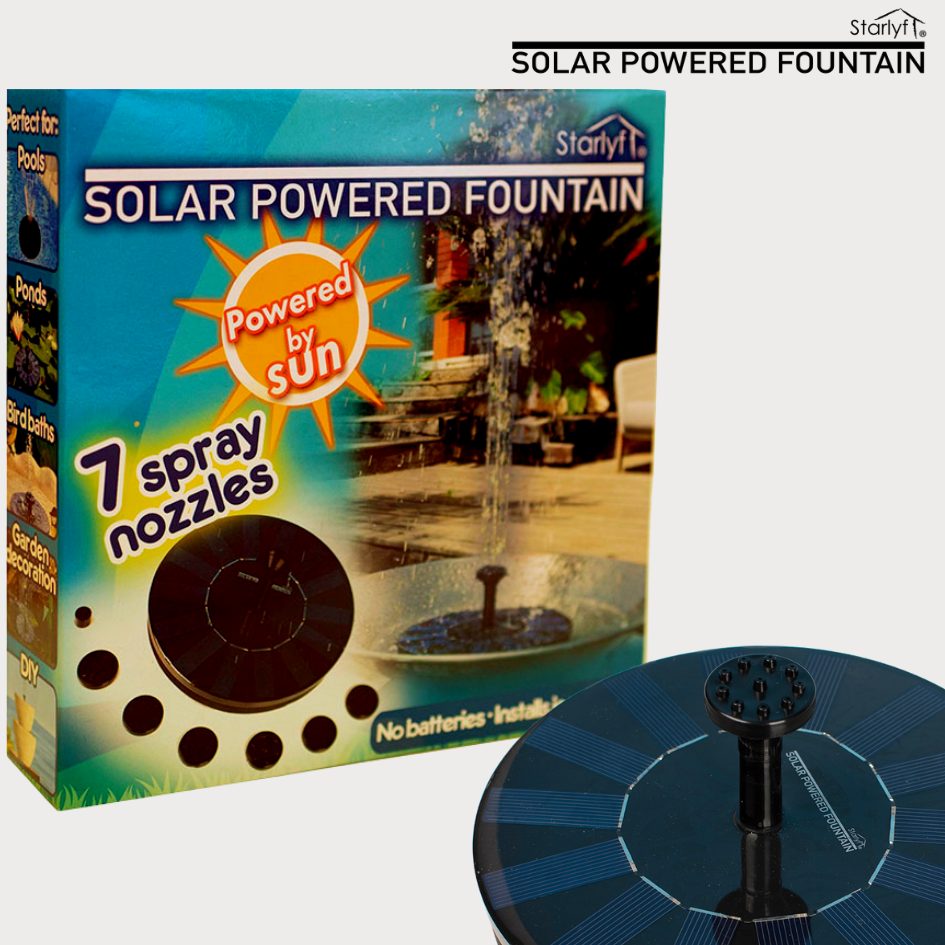 Fonte Solar Flutuante para Jardim