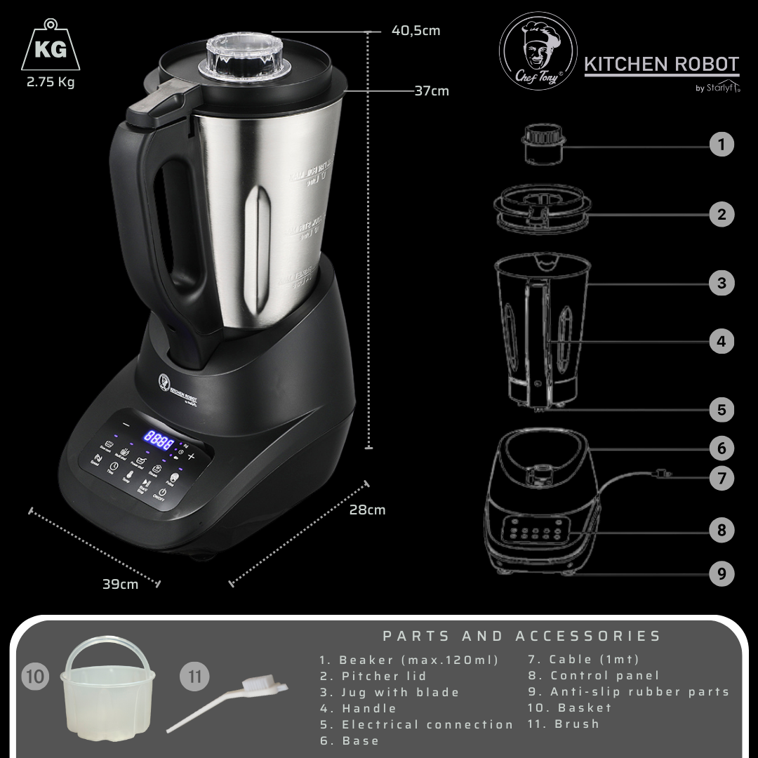 Chef Tony Kitchen Robot by Starlyf