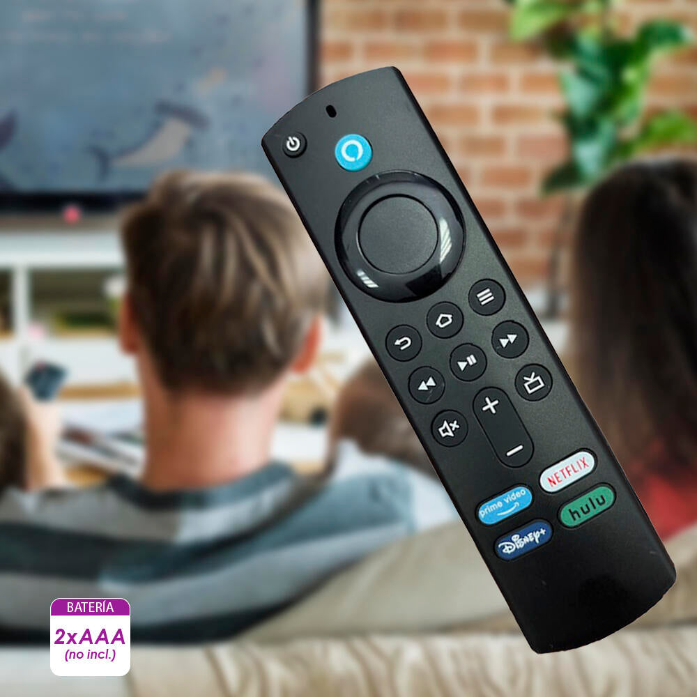 Comando à Distância com Controlo por Voz – Compatível com Amazon Fire TV Stick