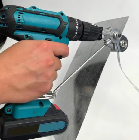 Berbequim Elétrico 48V com Kit de 24 Peças + Cortador de Chapas Galvanizadas
