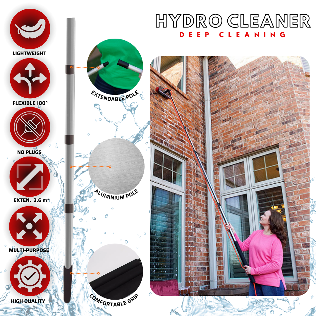 Escova Telescópica Hidráulica 3,6 m – Hydro Cleaner