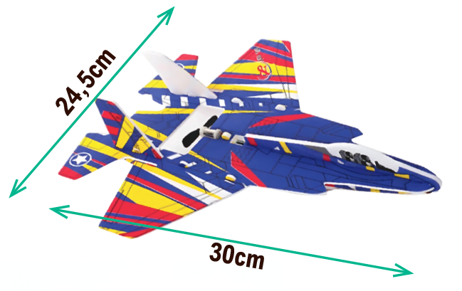 Avião Elétrico com Bateria Recarregável
