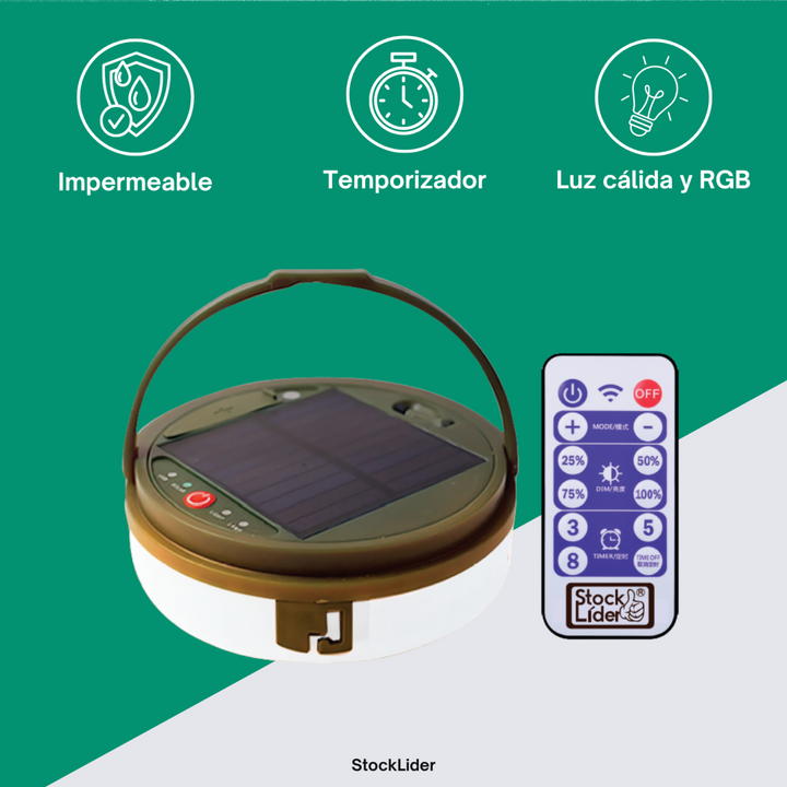 Tira de LED Recarrregável e Retrátil