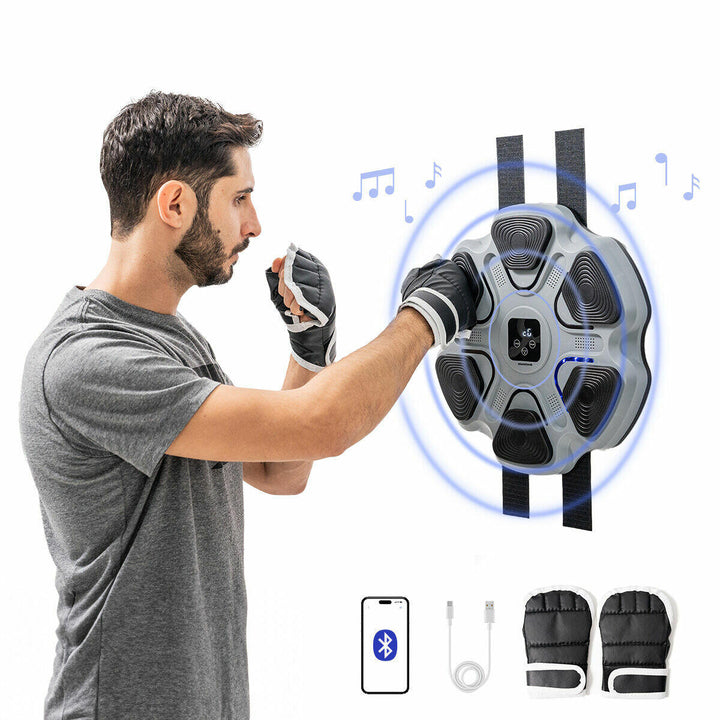 Máquina de Boxe Musical Recarrregável Beatfist
