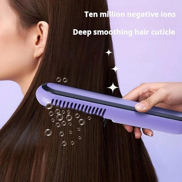 Escova Alisadora de Cabelo Sem Fios
