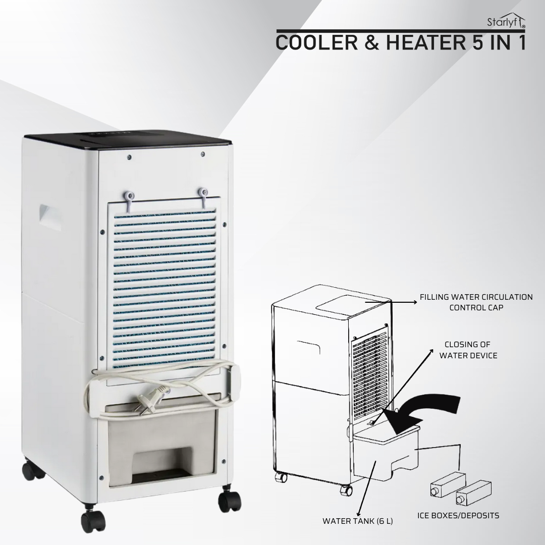 Heater 5 em 1 — Calor Rápido e Conforto Total no Inverno