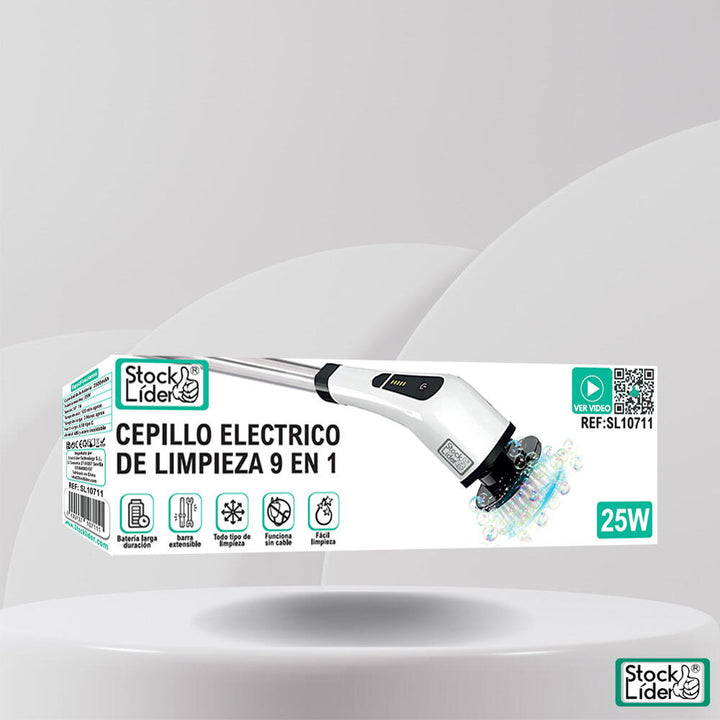 Escova Elétrica de Limpeza 9 em 1