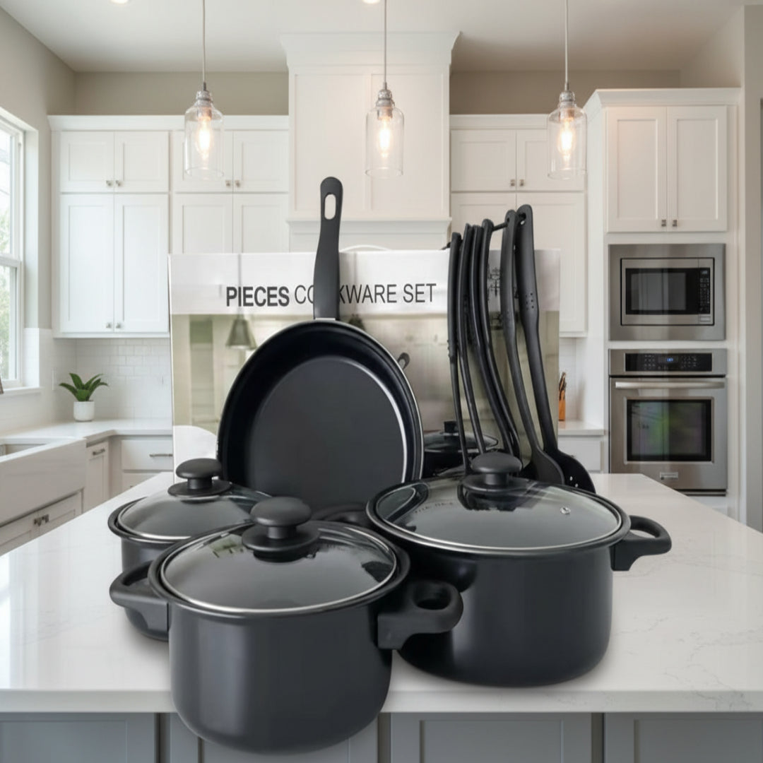 Conjunto Completo de 13 Utensílios de Cozinha em Silicone