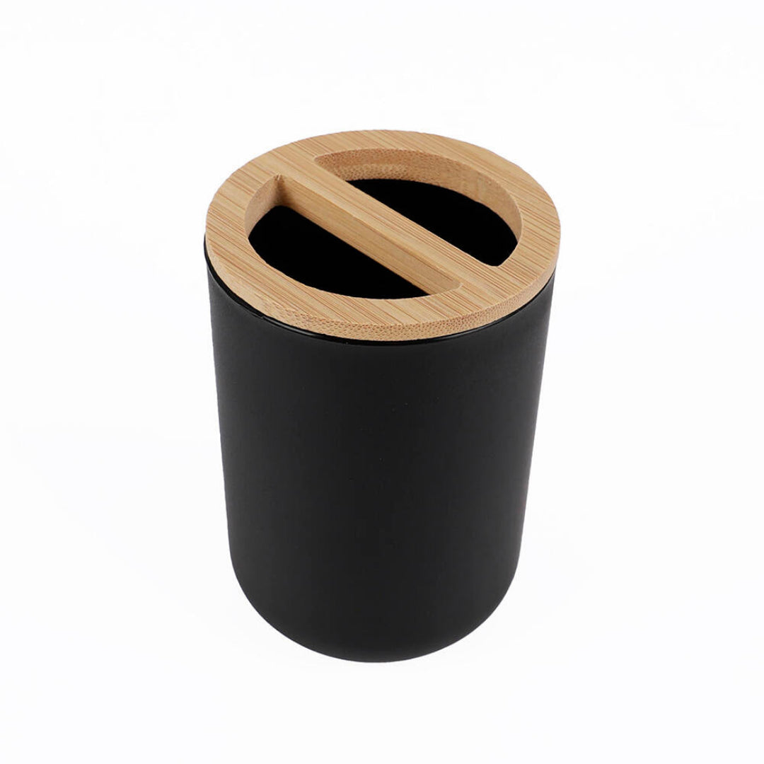 Conjunto de Casa de Banho 5 Peças em Bambu – Design Moderno e Elegante