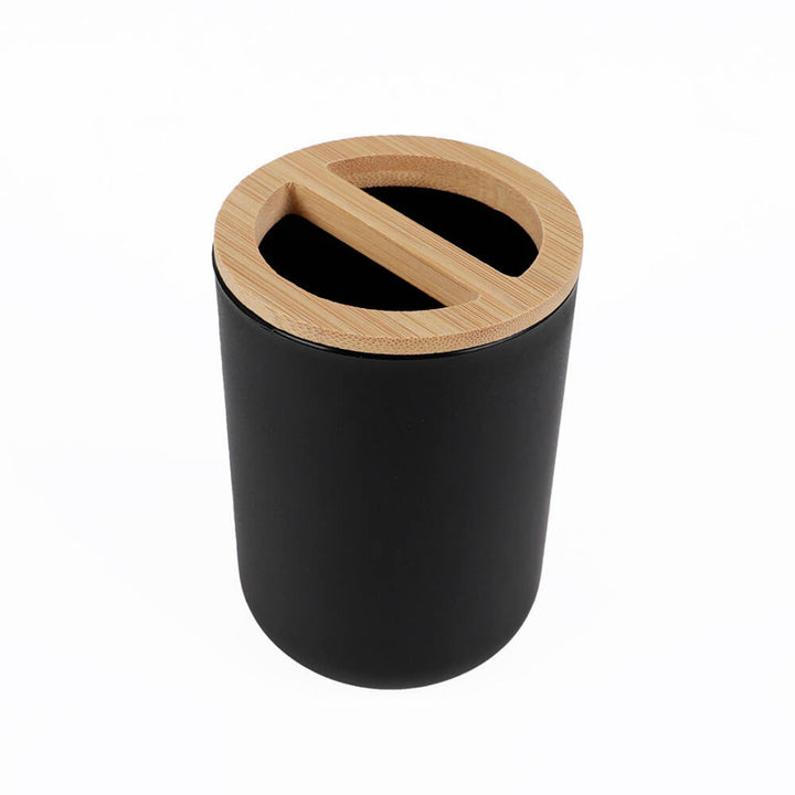 Conjunto de Casa de Banho 5 Peças em Bambu – Design Moderno e Elegante