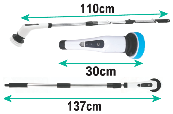Escova Elétrica de Limpeza 9 em 1