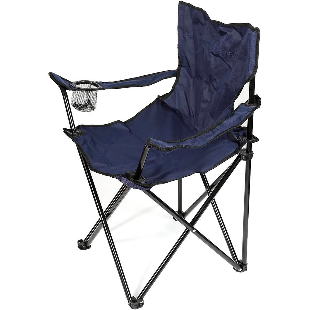 Pack de 2 Cadeiras Dobrável - Ideal para Campo, Praia ou Pesca