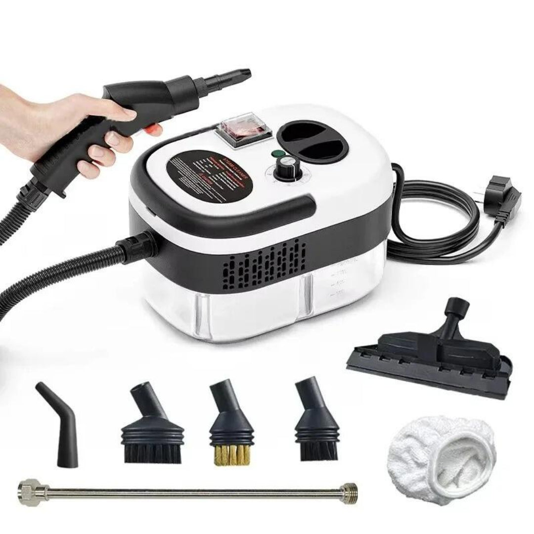 Limpador a Vapor Portátil 2500W – Potência Profissional sem Químicos