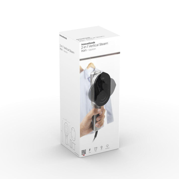 Ferro de Engomar a Vapor Vertical de Viagem 2 em 1 Vaoron InnovaGoods
