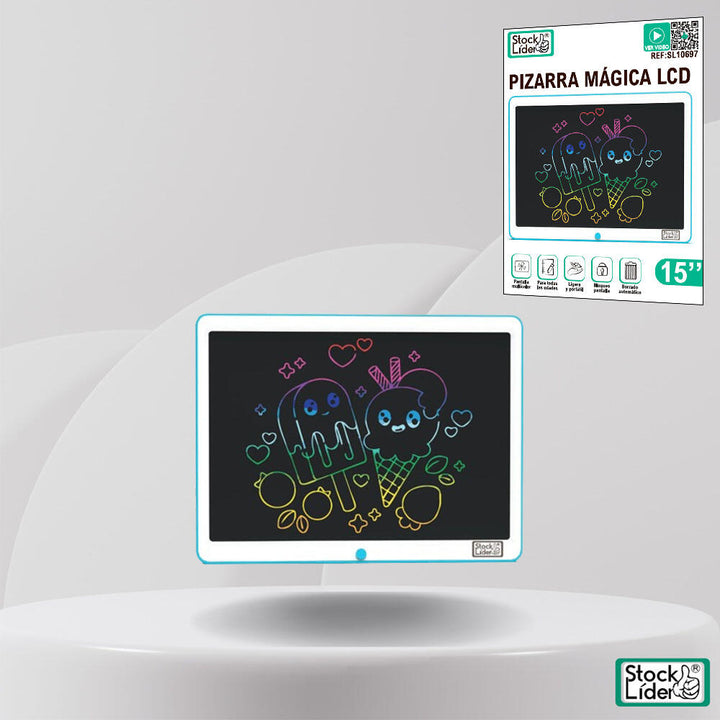 Tablet Mágico LCD 15’’ – Desenha, Aprende e Cria sem Limites