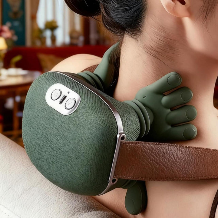 Massajador Térmico Biónico para Pescoço e Costas – Portátil e Sem Fios